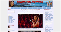 Desktop Screenshot of hayley-westenra-international.com